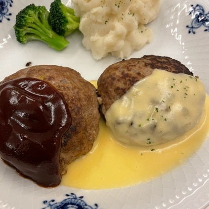 ハンバーグの上にかけて食べました！
甘めの味付けで小さな娘もパクパク食べてくれました♪美味しかったです！